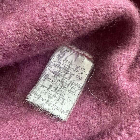 McDonald New Zealand Zip-Down Cardigan Sweater Wool Possum Size XS Women's - Picture 12 of 12